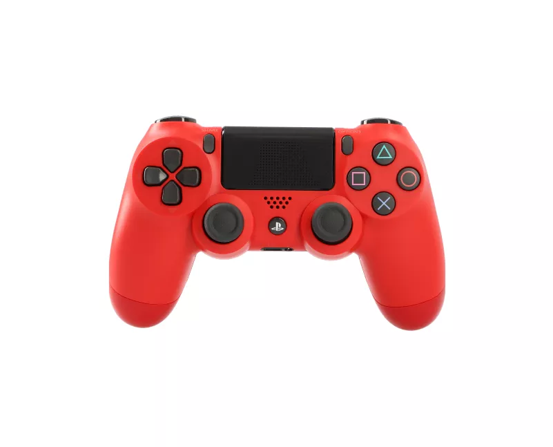 Electronics product on red pad