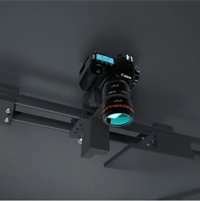 Top camera mount with motorized zoom